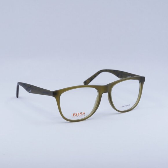 🕶️ New Hugo Boss BO 0218 EZE Eyeglasses - Matt Olive Frame - Picture 6 of 10